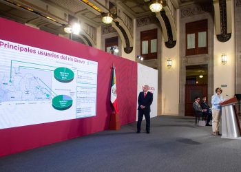 AMLO afirma que el tratado de aguas de 1944 beneficia al país