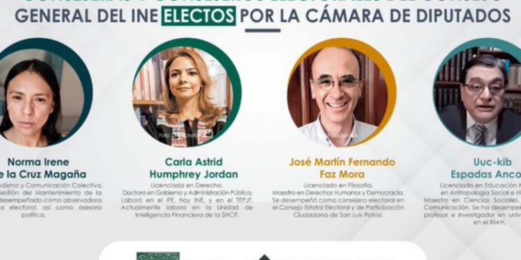 Eligen a los 4 nuevos consejeros del INE
