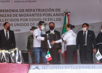 Entrega Gobierno de Puebla, las 72 cenizas de migrantes fallecidos