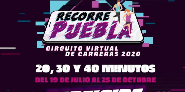 Arranca primer circuito virtual de carreras “Recorre Puebla 2020”