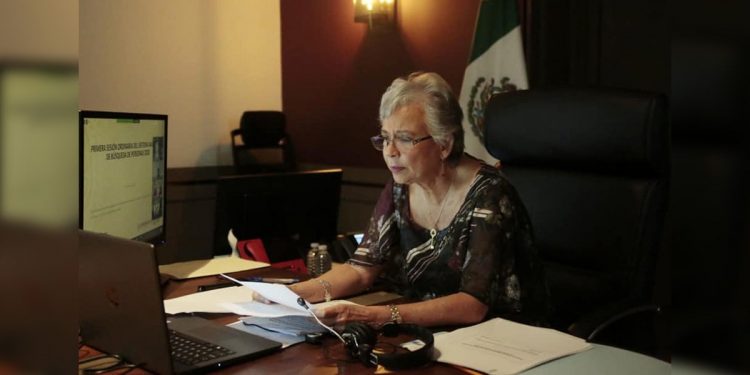 Inaugura Sánchez Cordero programa digital para la recuperación económica