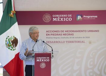 AMLO asegura que habitantes de Piedras Negras, reciben apoyos sociales
