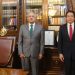 AMLO recibe a Mario Delgado en Palacio Nacional