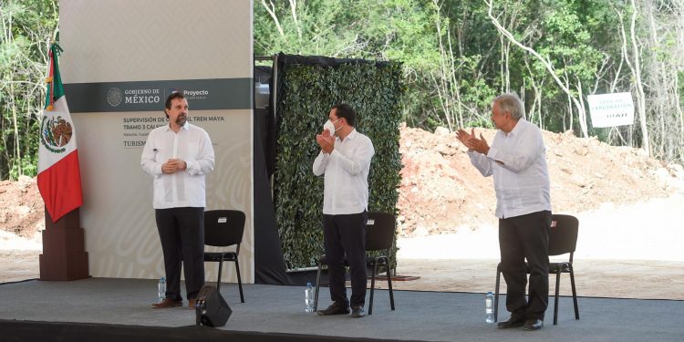 Avanza construcción del Tramo 3 del Tren Maya en Yucatán