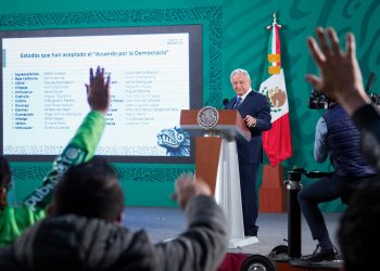 AMLO celebra respuesta de mandatarios estatales al Acuerdo Nacional por la Democracia