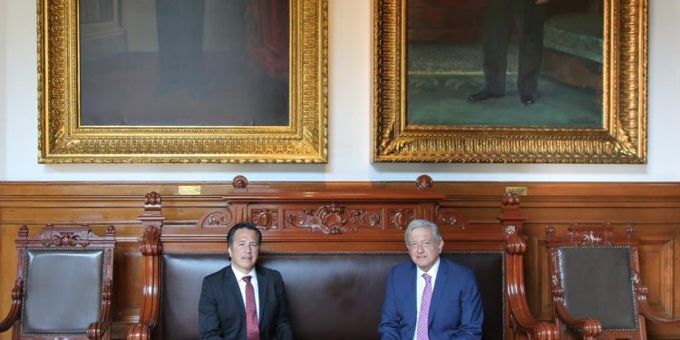 AMLO se reúne con el  gobernador de Veracruz en Palacio Nacional