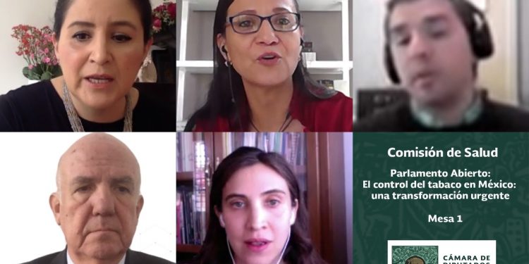 Diputados trabajan en materia de consumo del tabaco