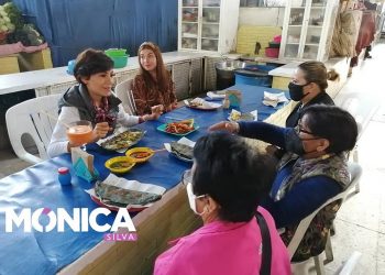 Mónica Silva se reúnes con mujeres líderes en El Carmen