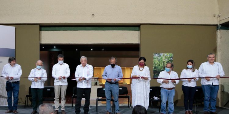Inauguran Pabellón de la Reina Roja en Palenque, Chiapas