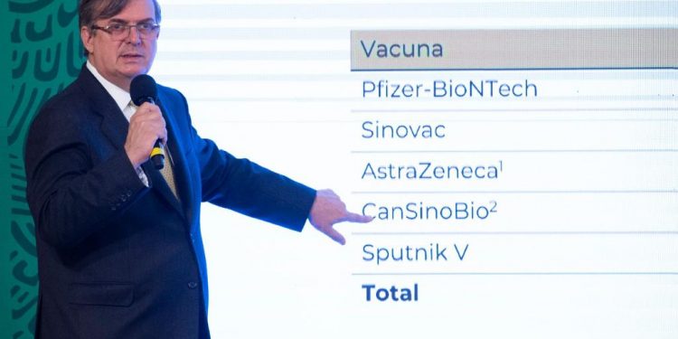 Marcelo Ebrard realizará viajes al extranjero para garantizar  los compromisos en adquisición de vacunas