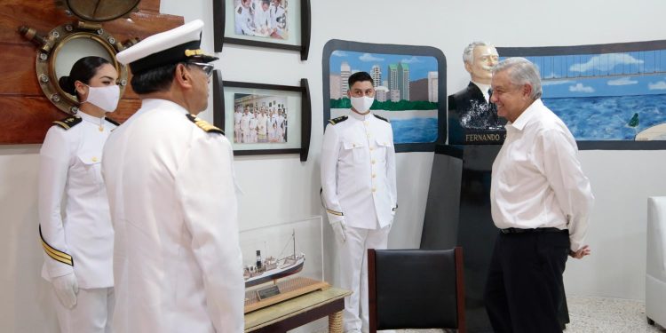 Gobierno de México anuncia unión de Marina Mercante y Marina Armada de México para el fortalecimiento del cuidado de puertos