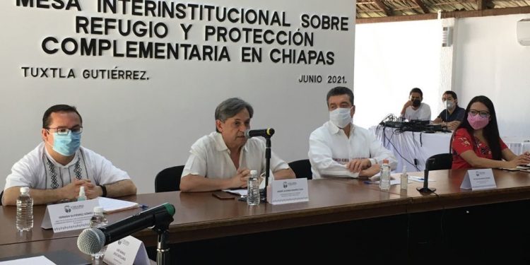 Gobierno de México y del estado de Chiapas trabajan en conjunto para atender a personas refugiadas