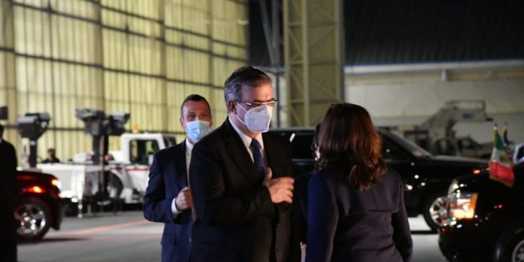 Kamala Harris llegó a México