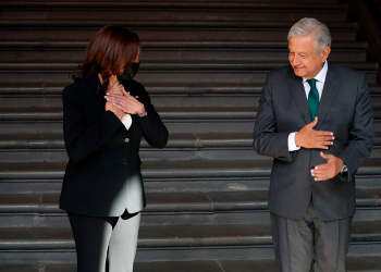 Kamala Harris y López Obrador