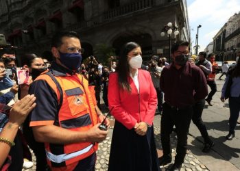 Registra ciudad de Puebla tiempo de evacuación promedio de 2.15 minutos durante el Primer Simulacro Nacional 2021.