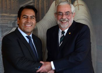 Se reúne Eduardo Ramírez Aguilar con rector de la UNAM, Enrique Graue