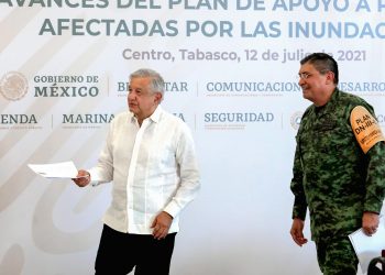 Avanza apoyo a damnificados por inundaciones en Tabasco y Chiapas