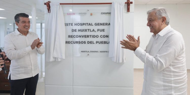 Inauguran  reconversión de Hospital General de Huixtla en Chiapas