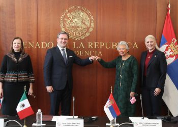 Senado de la República fortalece vínculos con Serbia