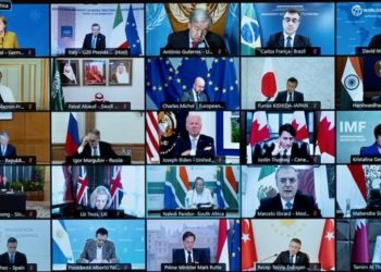 Marcelo Ebrard participa en Cumbre del G20 sobre Afganistán