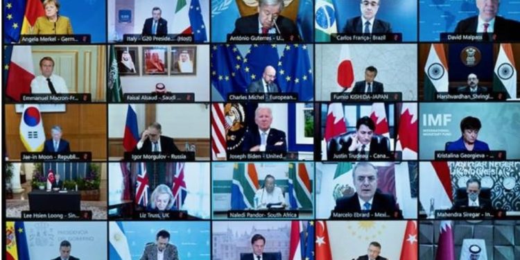 Marcelo Ebrard participa en Cumbre del G20 sobre Afganistán