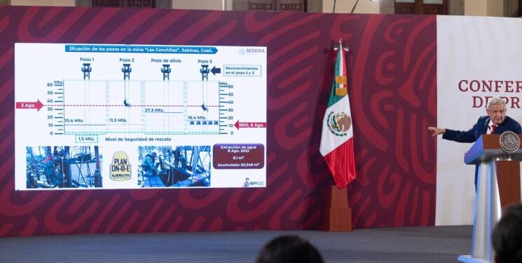 Extracción de agua permitirá entrada de buzos esta semana a mina de Sabinas, Coahuila