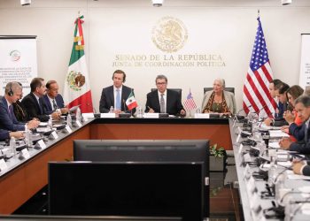 Senadoras y senadores de la República sostienen encuentro con congresistas de Estados Unidos