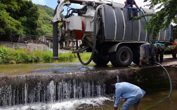 Desazolva CEASPUE sistemas de alcantarillado y drenaje en Chila de la Sal