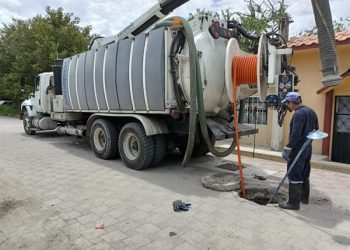 Desazolva CEASPUE sistemas de alcantarillado y drenaje en Zacapala