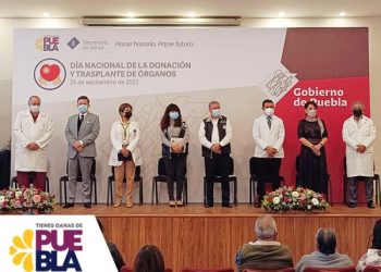 Durante 2022, donación de órganos beneficia a más de 200 personas en Puebla