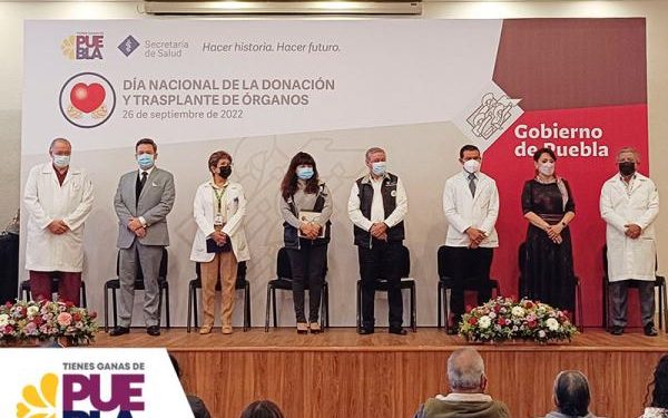 Durante 2022, donación de órganos beneficia a más de 200 personas en Puebla