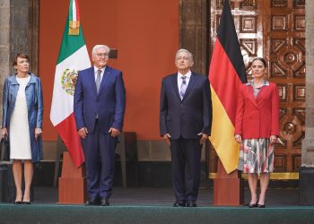 Presidente López Obrador recibe visita oficial de Frank-Walter Steinmeier, presidente de Alemania￼