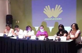 Promueven Gobernación y organizaciones civiles derechos laborales de personas trabajadoras del hogar