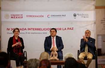 Realiza Gobernación IV Jornada Interreligiosa por la Paz