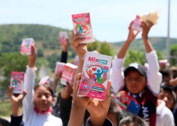 Suman esfuerzos Bienestar y Banco de Alimentos en favor de la niñez vulnerable de la capital￼