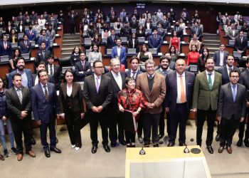 Inaugura Senador Ricardo Monreal Primer Modelo Parlamentario Universitario, de Derecho-UNAM