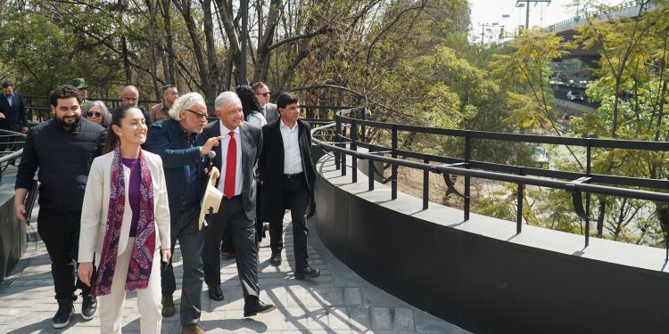 AMLO inaugura elemento del proyecto Chapultepec