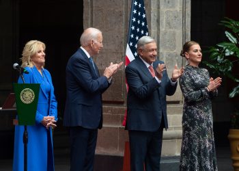 AMLO recibe en Palacio Nacional a Joseph Biden, presidente de Estados Unidos