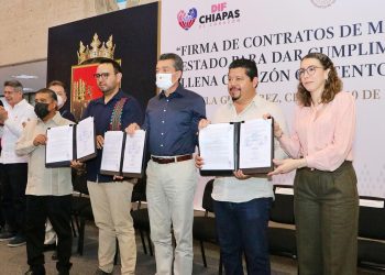 Atestigua Rutilio Escandón firma de mandato para garantizar derecho alimentario a la niñez y juventud