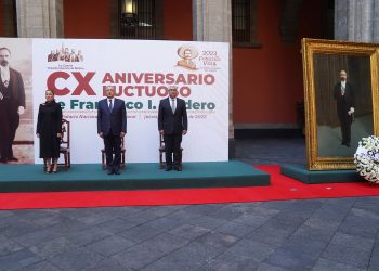 Presidente rinde homenaje a Francisco I. Madero en el 110 Aniversario Luctuoso